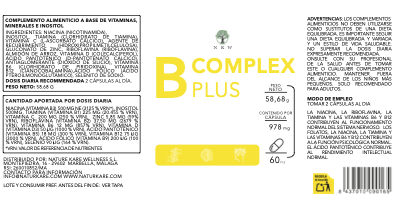 Vitamina B Complex | Vitaminas B, B2, B3, B5, B6, B9, B12 | Complejo Vitamina B Vitamina D3 | Vitamina C | Zinc y Magnesio | Multivitaminas Hombre Vitaminas Mujer | Mejorar Memoria y Concentración - Imagen 2