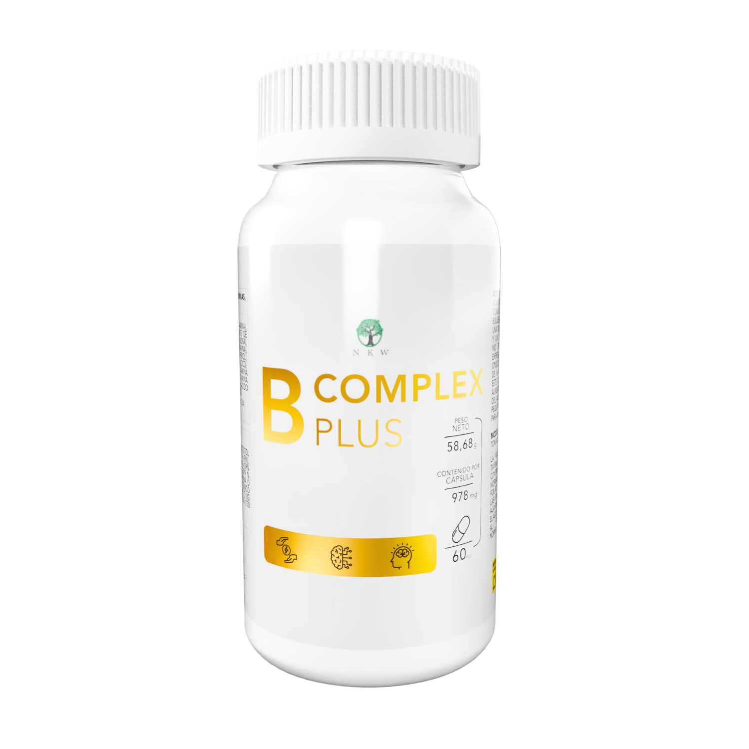 Vitamina B Complex | Vitaminas B, B2, B3, B5, B6, B9, B12 | Complejo Vitamina B Vitamina D3 | Vitamina C | Zinc y Magnesio | Multivitaminas Hombre Vitaminas Mujer | Mejorar Memoria y Concentración