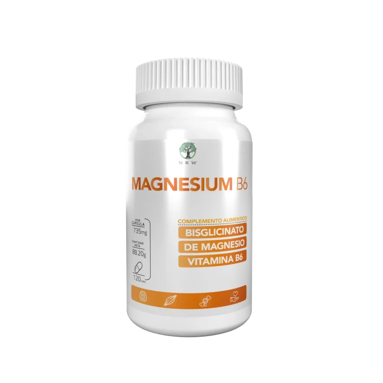 MAGNESIUM B6 - Bienestar muscular y mental - Mejora la densidad ósea - Ayuda la función cerebral - Combate la fatiga